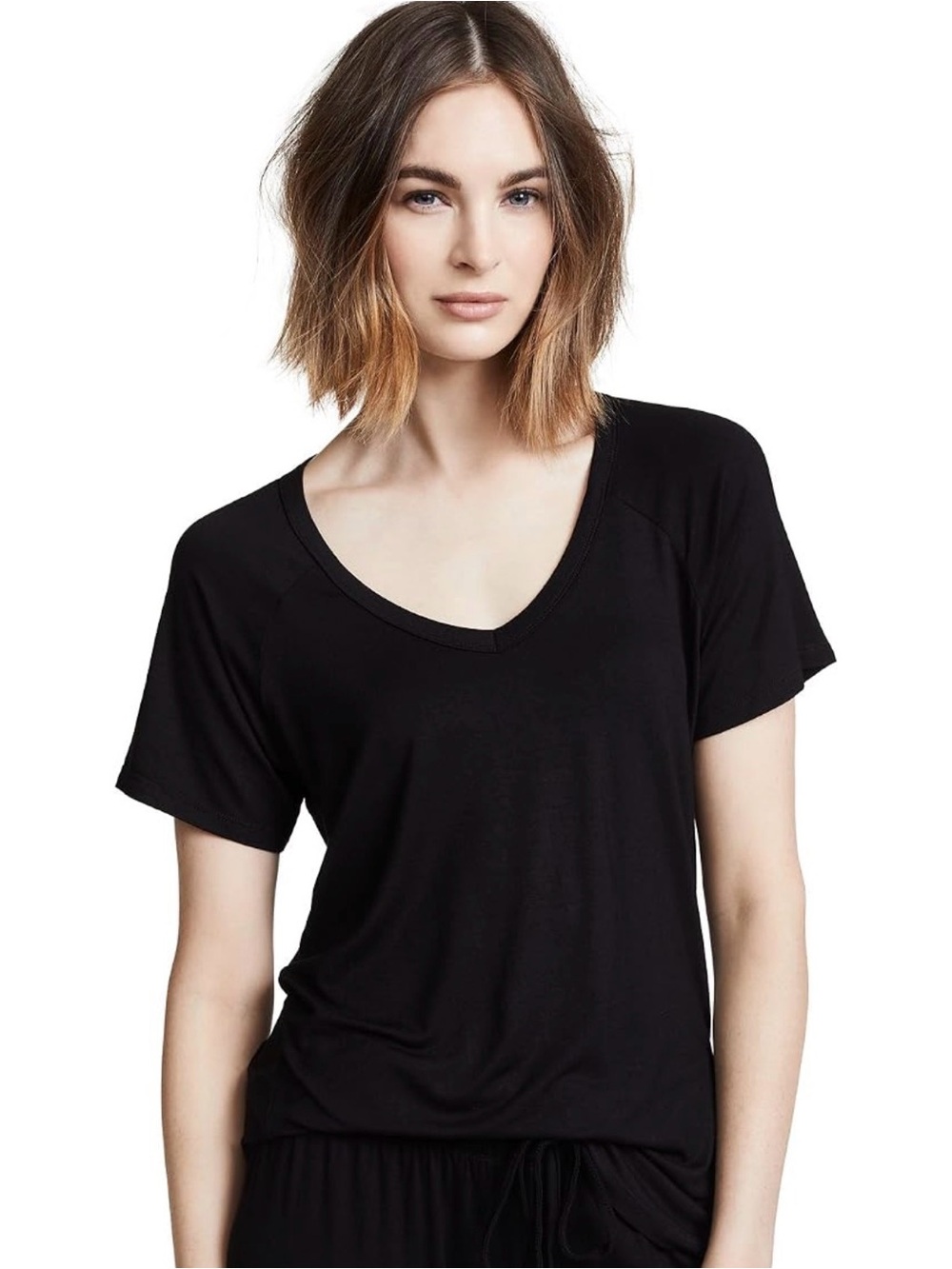 PJ Salvage Women's Rayon Basics Short Sleeve Tee